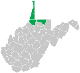 West Virginia Service Area - Brooke, Hancock, Ohio, Marshall, Monongalia, Wetzel